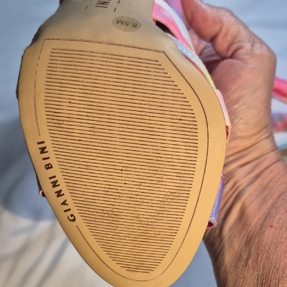 Gianni Bini Elegant Multicolor Strappy Heels. Womens 8.5. New With Tag - Picture 13 of 16